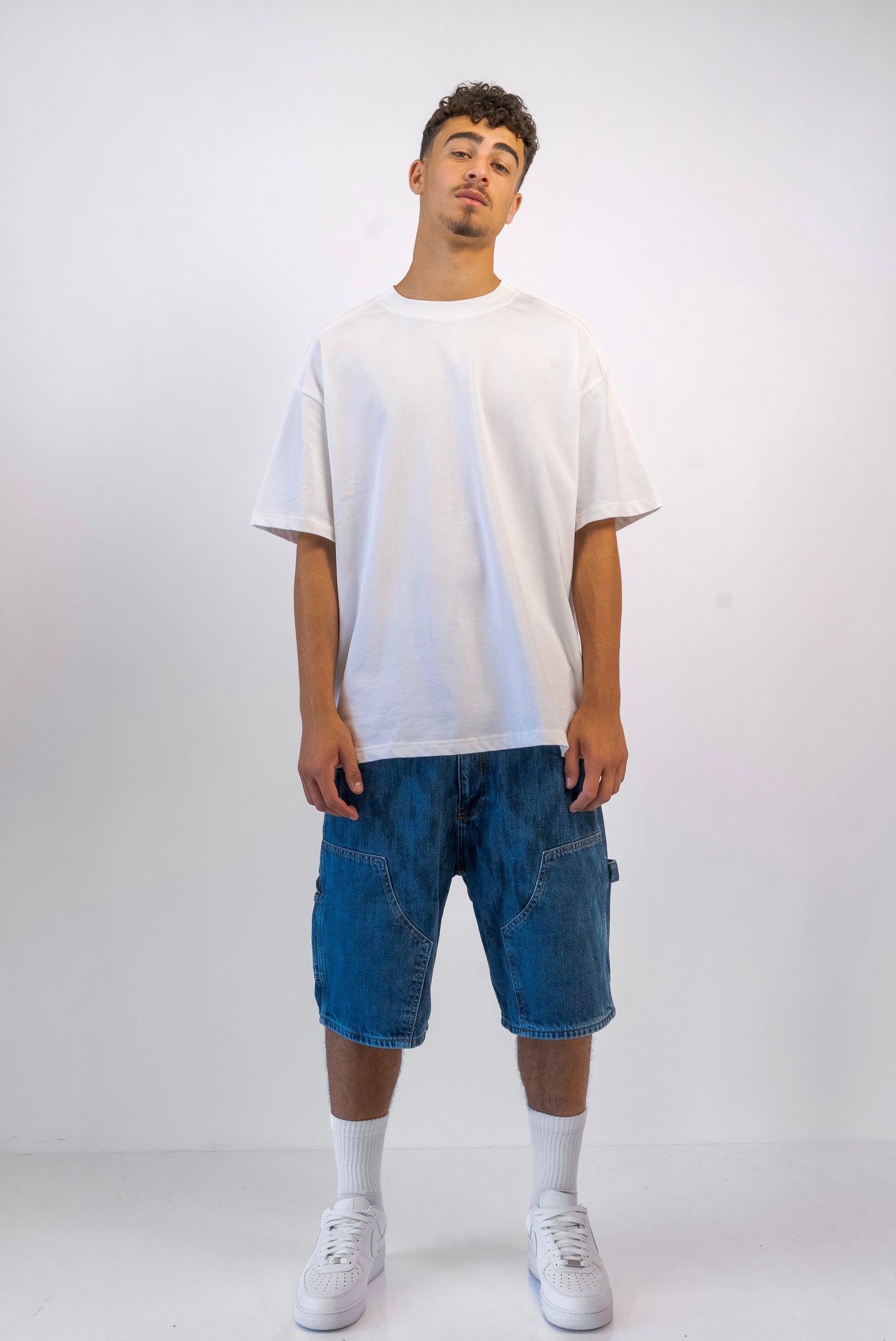 מכנסי ג'ינס ברמודה BAGGY