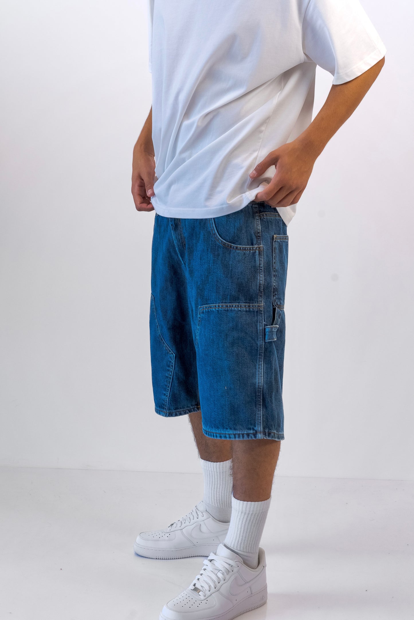 מכנסי ג'ינס ברמודה BAGGY