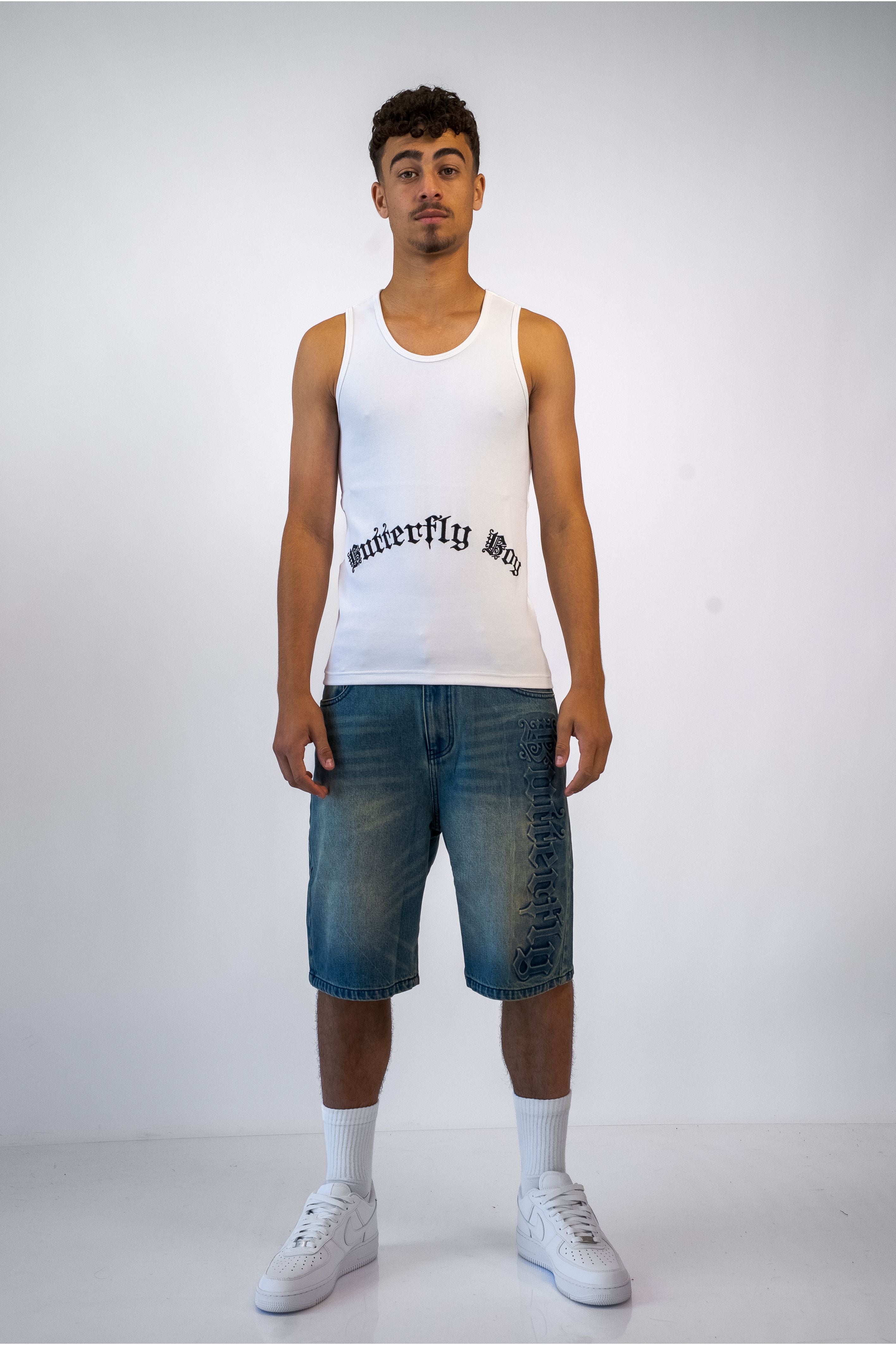 Butterfly Tank - White - Butterfly Sneakers