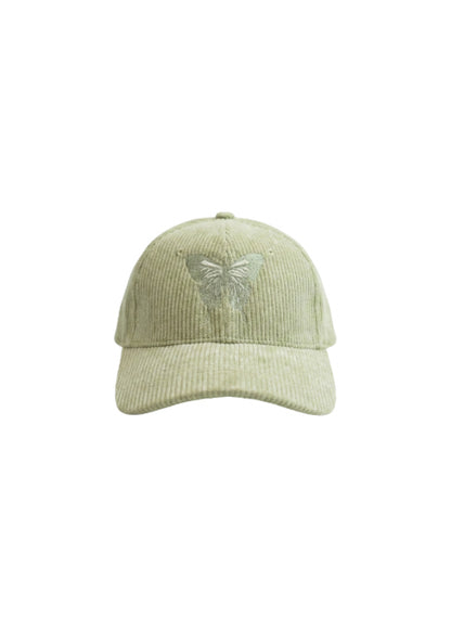 Corduroy Butterfly Boy cap