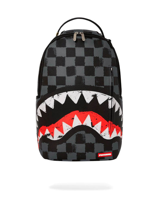 SPRAYGROUND SHARKS IN PARIS PAINT GREY DLXSV BACKPACK - Butterfly Sneakers
