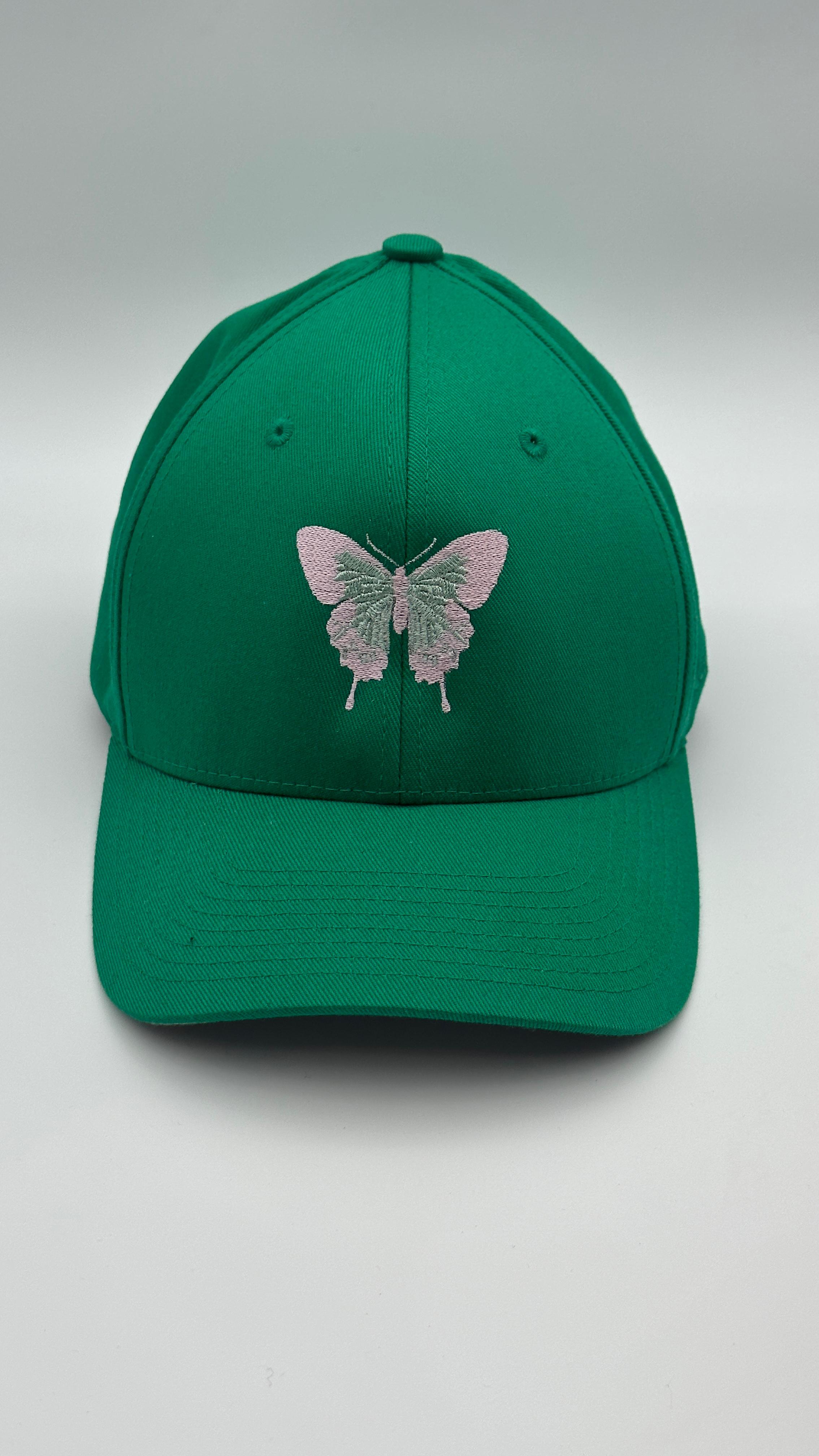 Butterfly Cap “Pink & Green” - Butterfly Sneakers