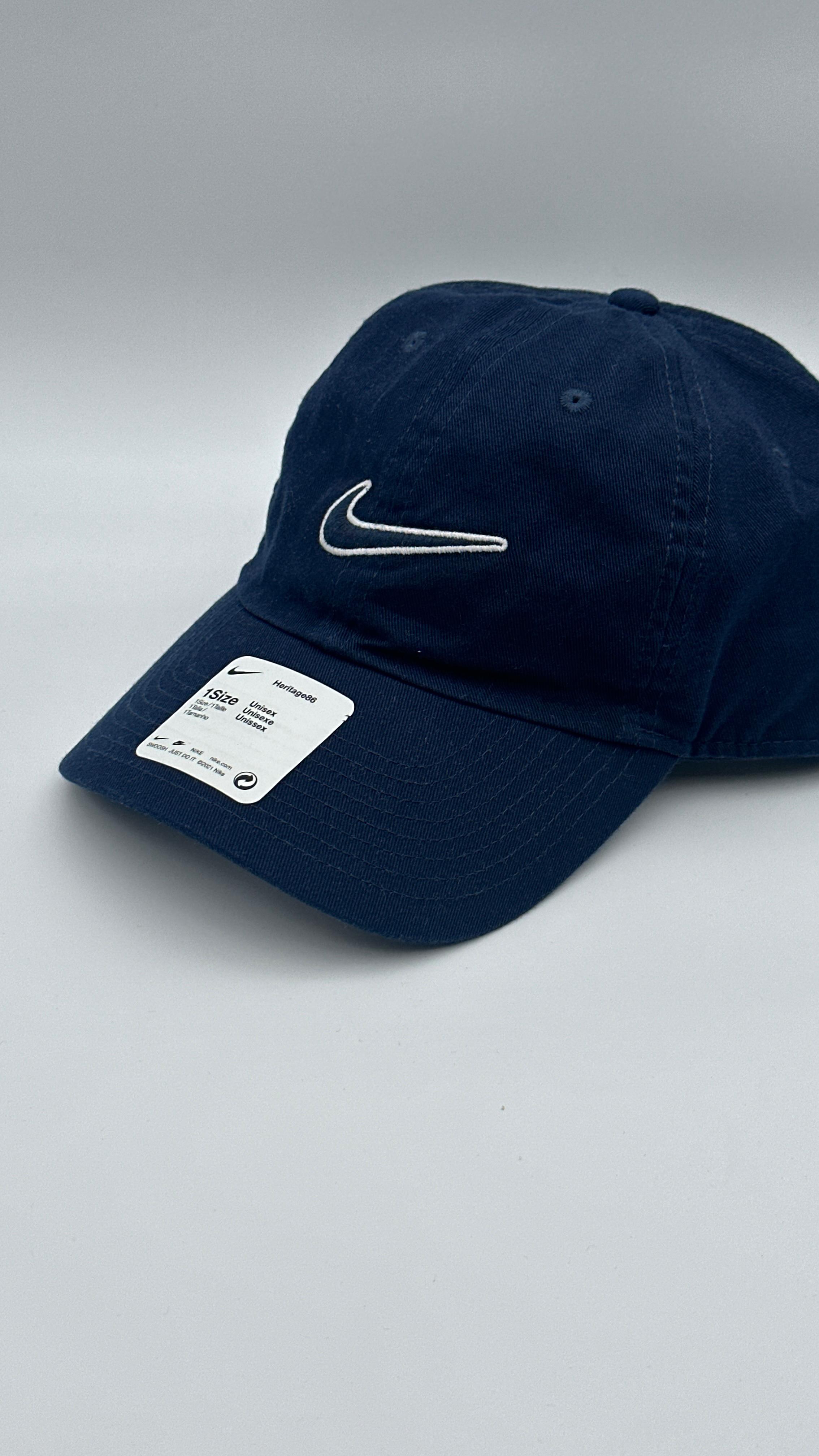 Nike Sportswear Heritage 86 Cap ״Navy Blue” - Butterfly Sneakers