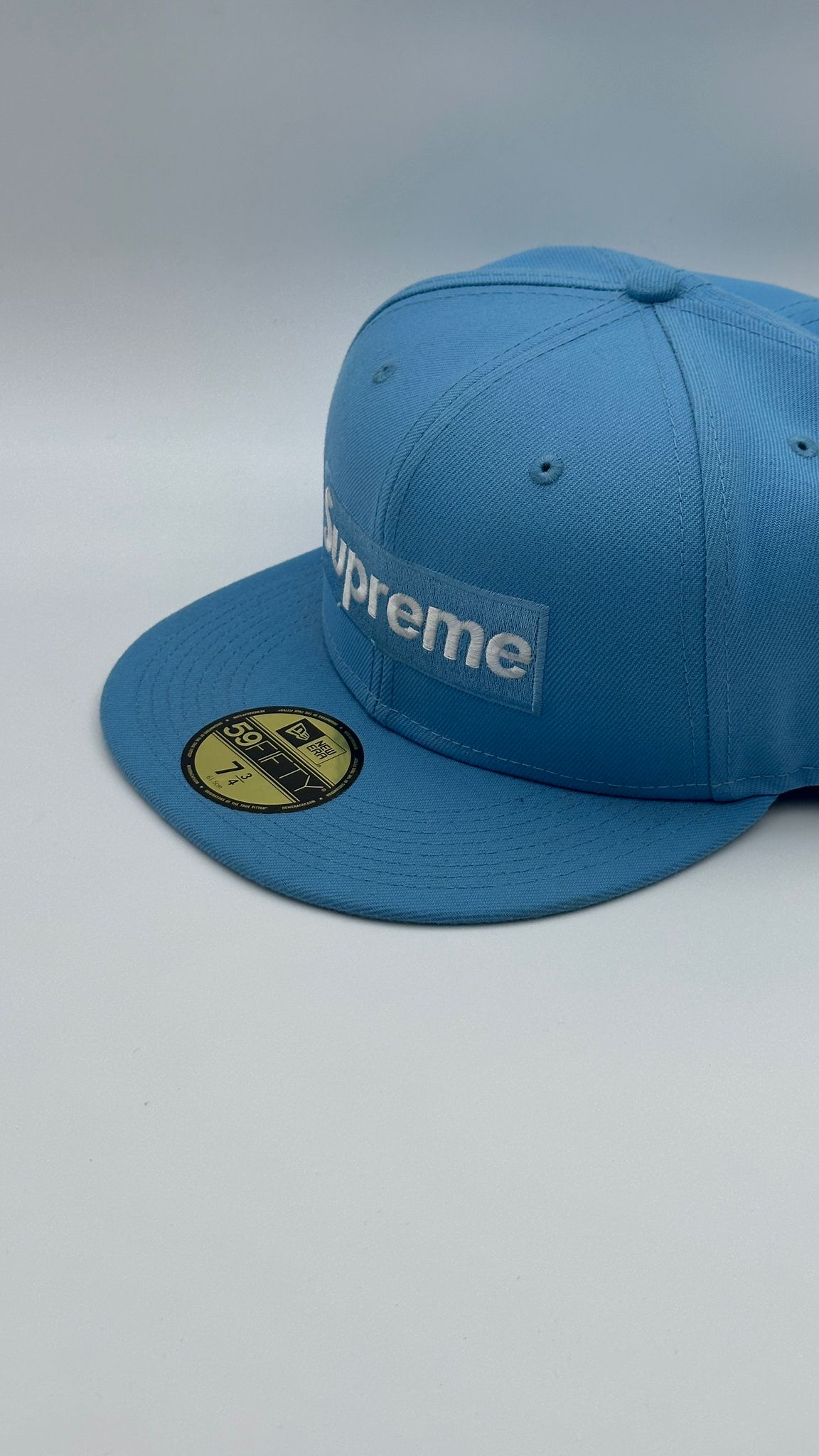 SUPREME BASEBALL New Era 59 CAP “Blue” 7 3/4 - Butterfly Sneakers