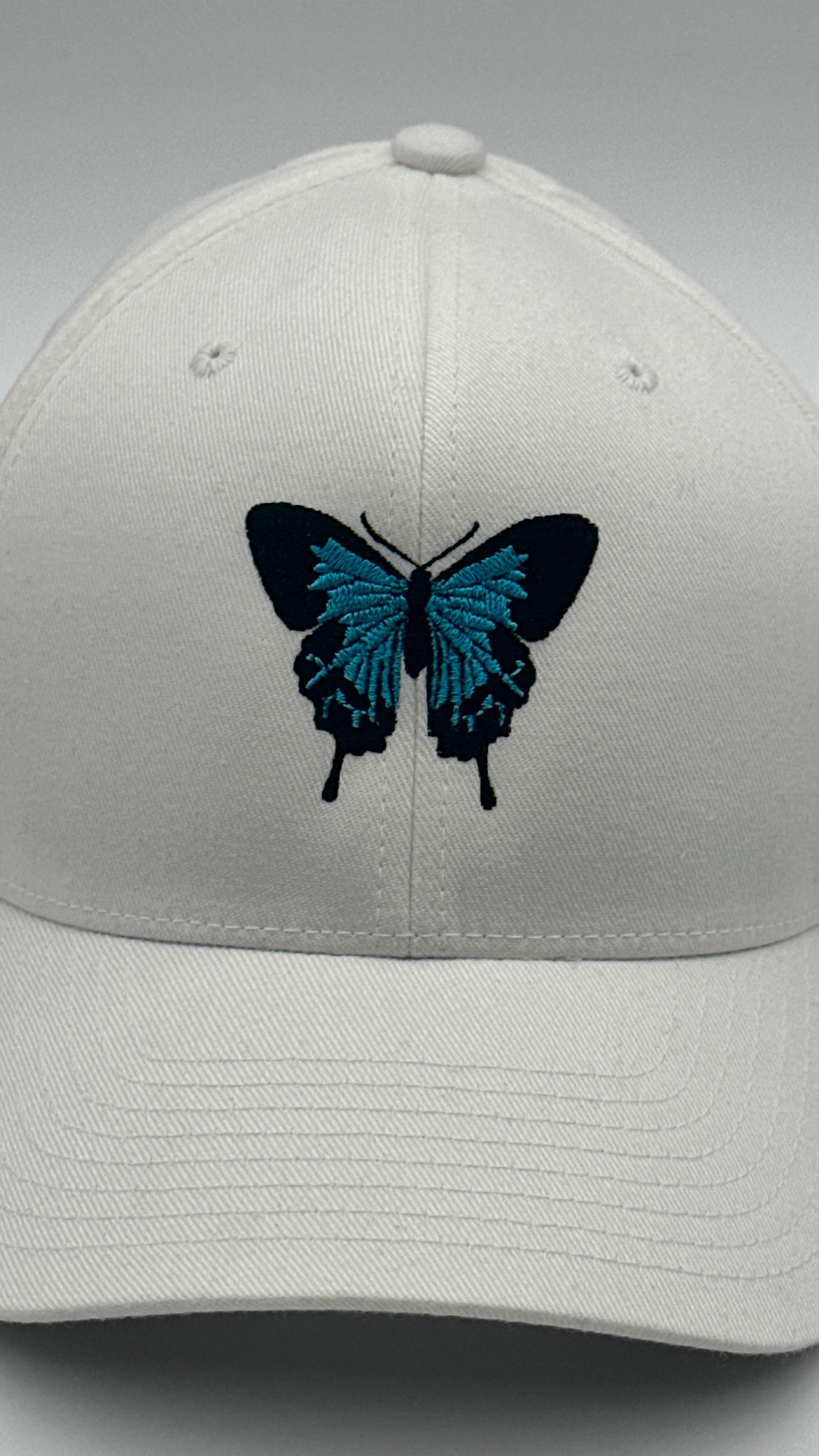 Butterfly Cap “White & Green” - Butterfly Sneakers