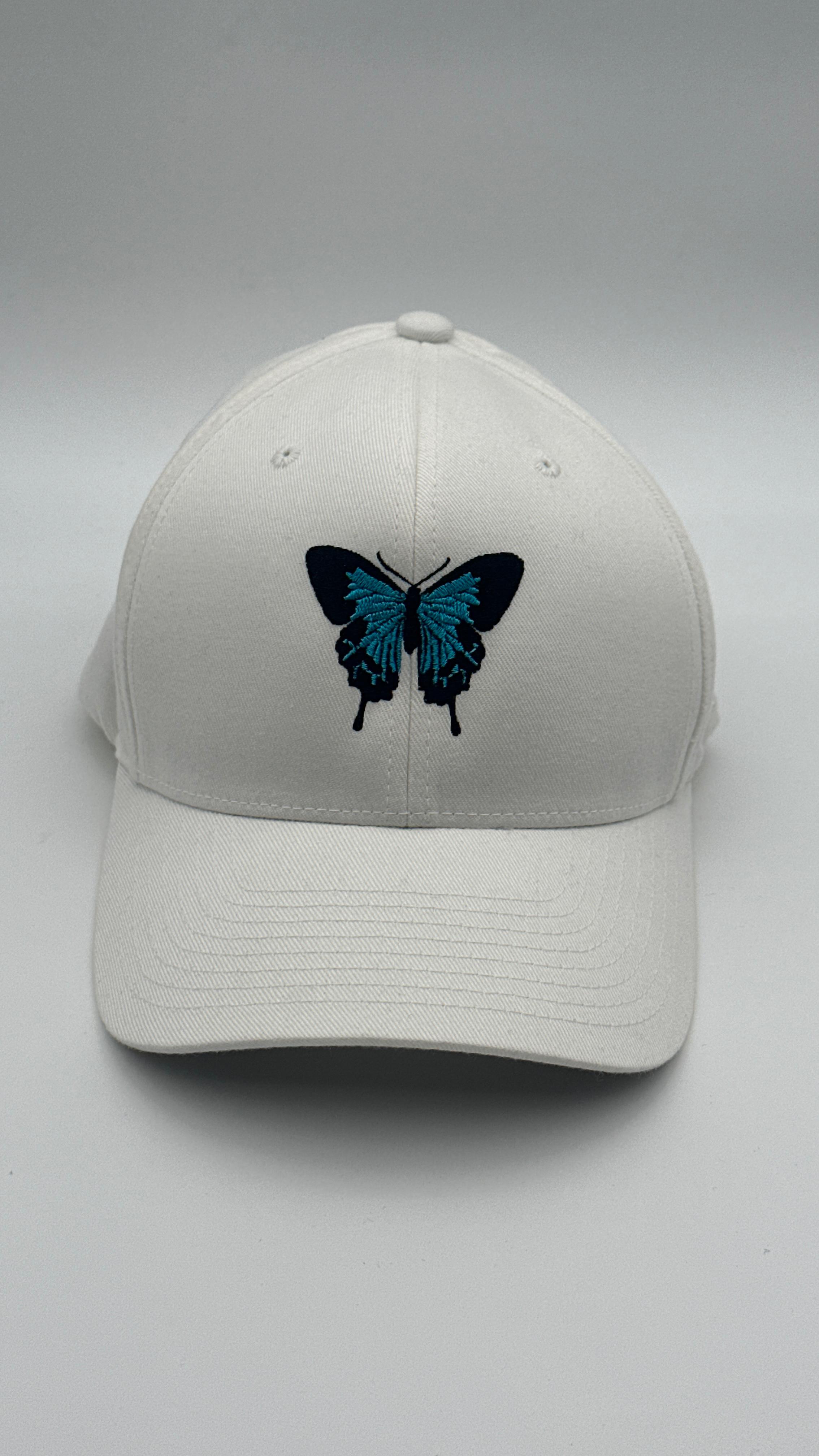 Butterfly Cap “White & Green” - Butterfly Sneakers