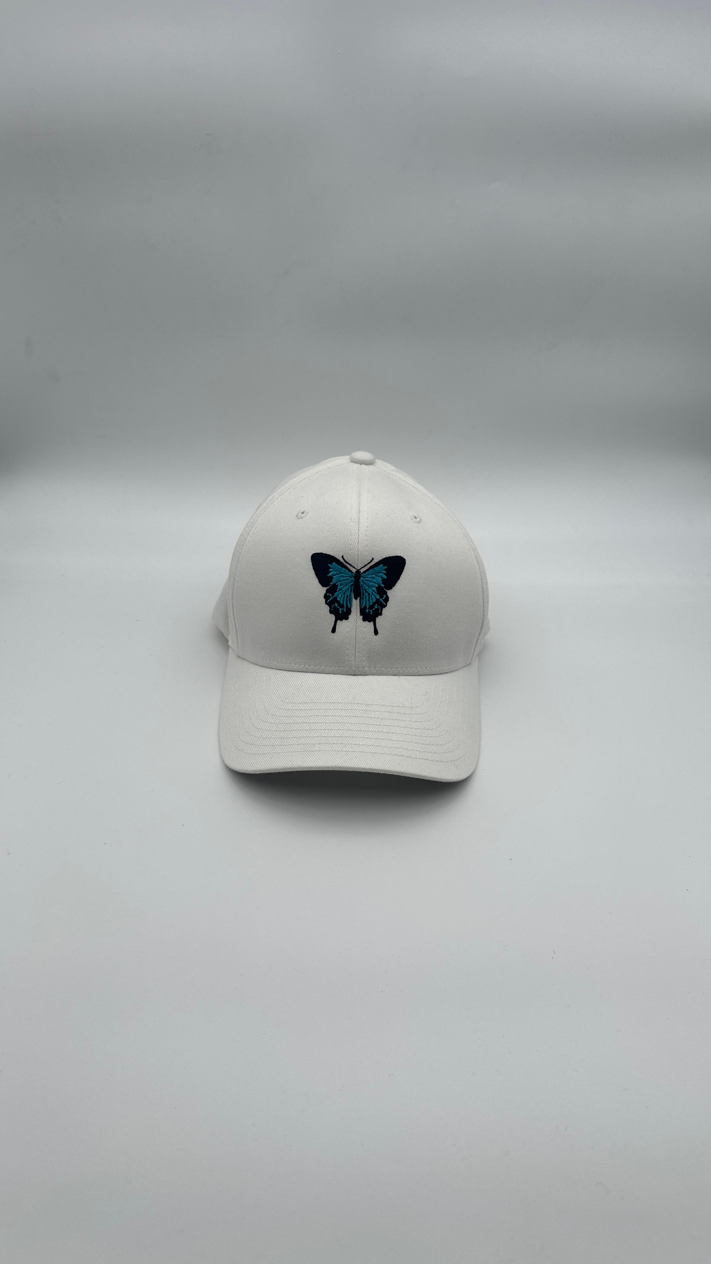 Butterfly Cap “White & Green” - Butterfly Sneakers