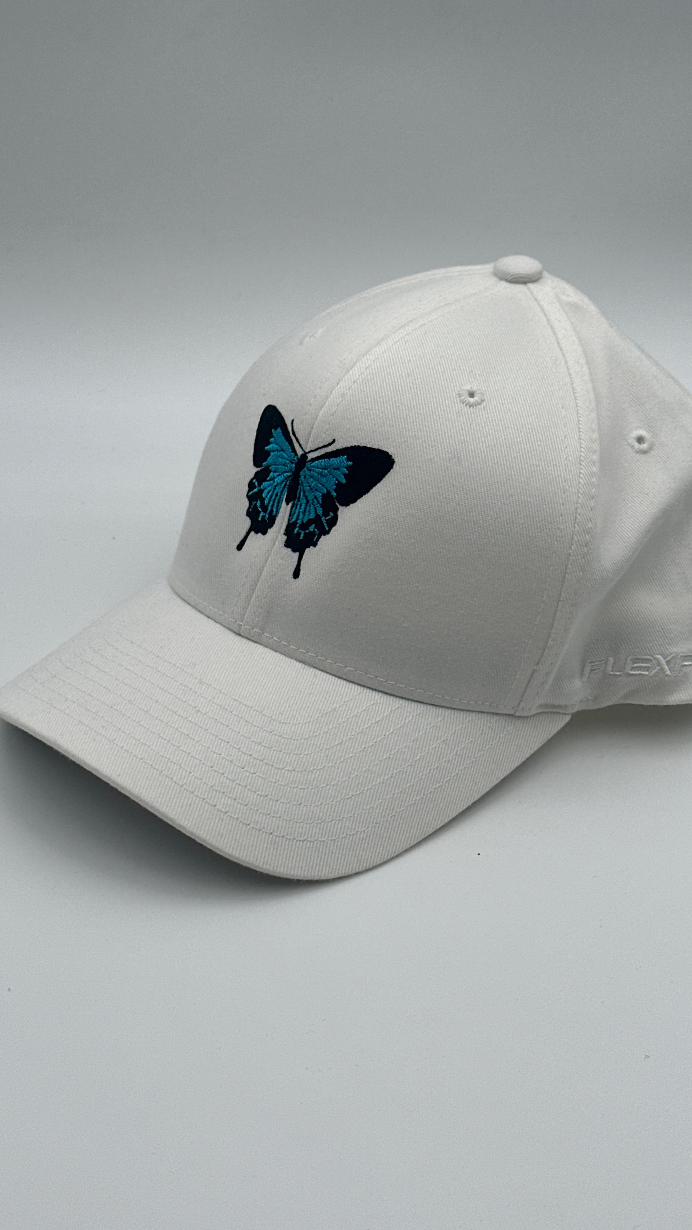 Butterfly Cap “White & Green” - Butterfly Sneakers