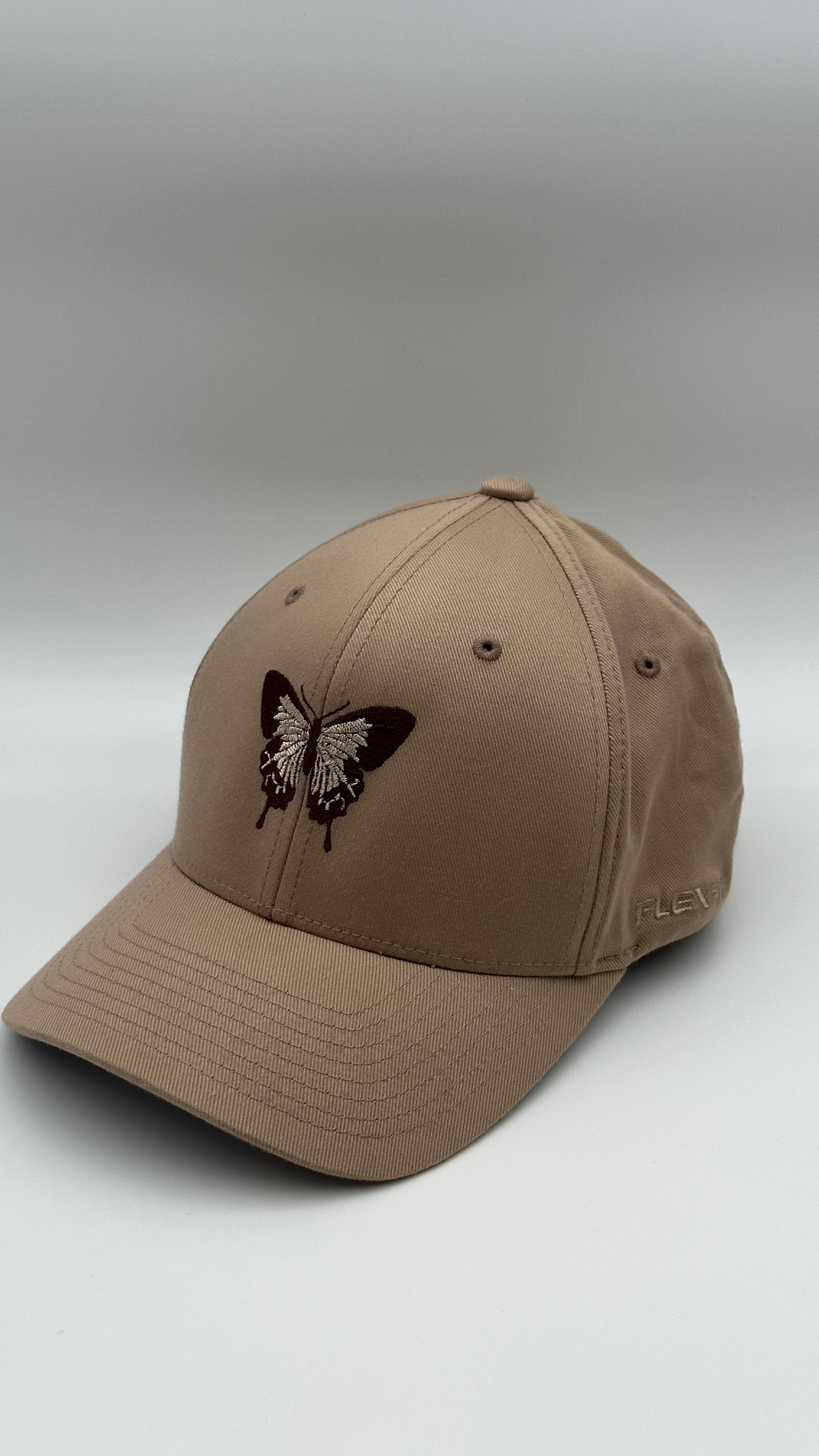 Butterfly Cap Multi Brown