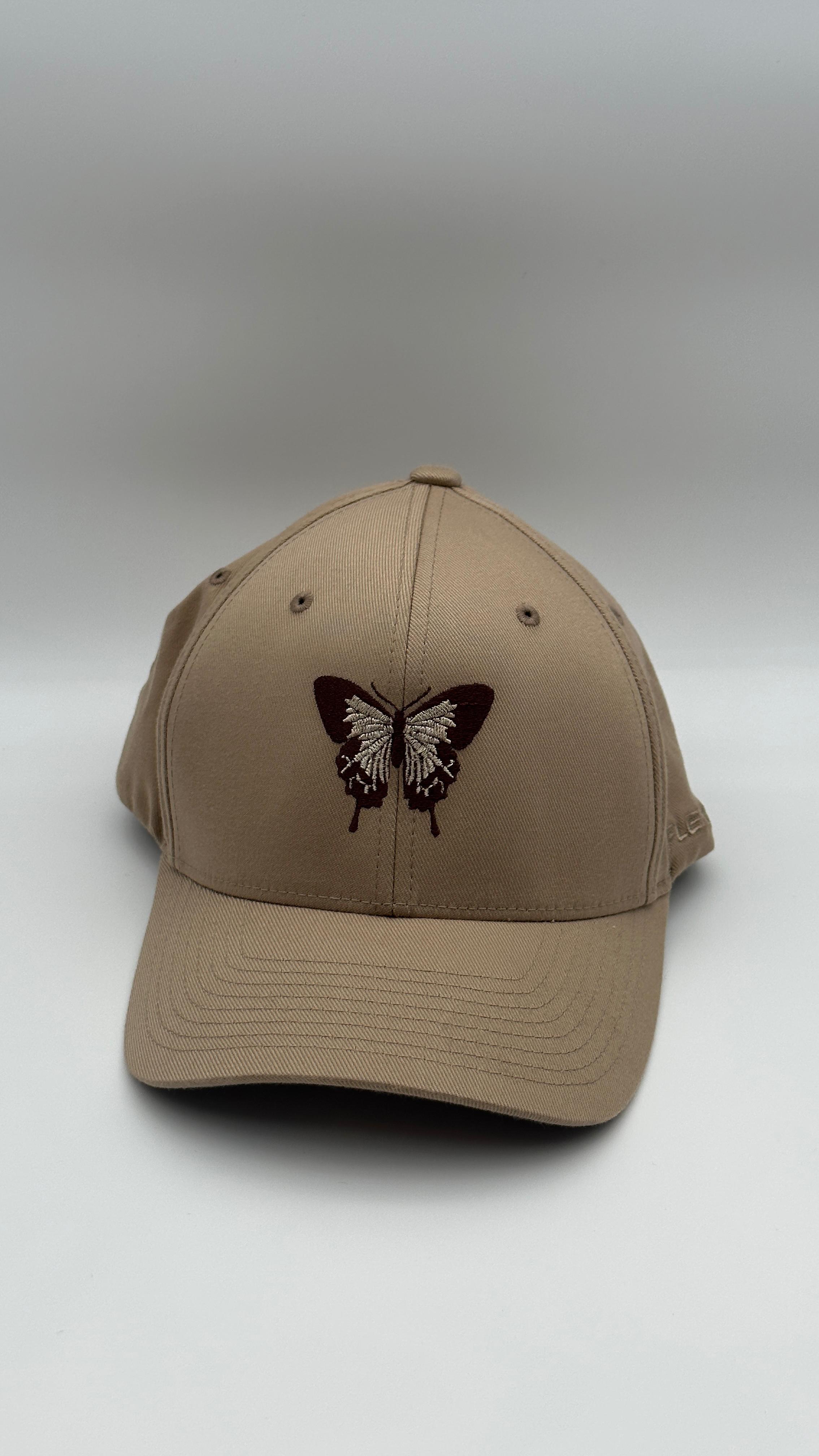 Butterfly Cap Multi Brown