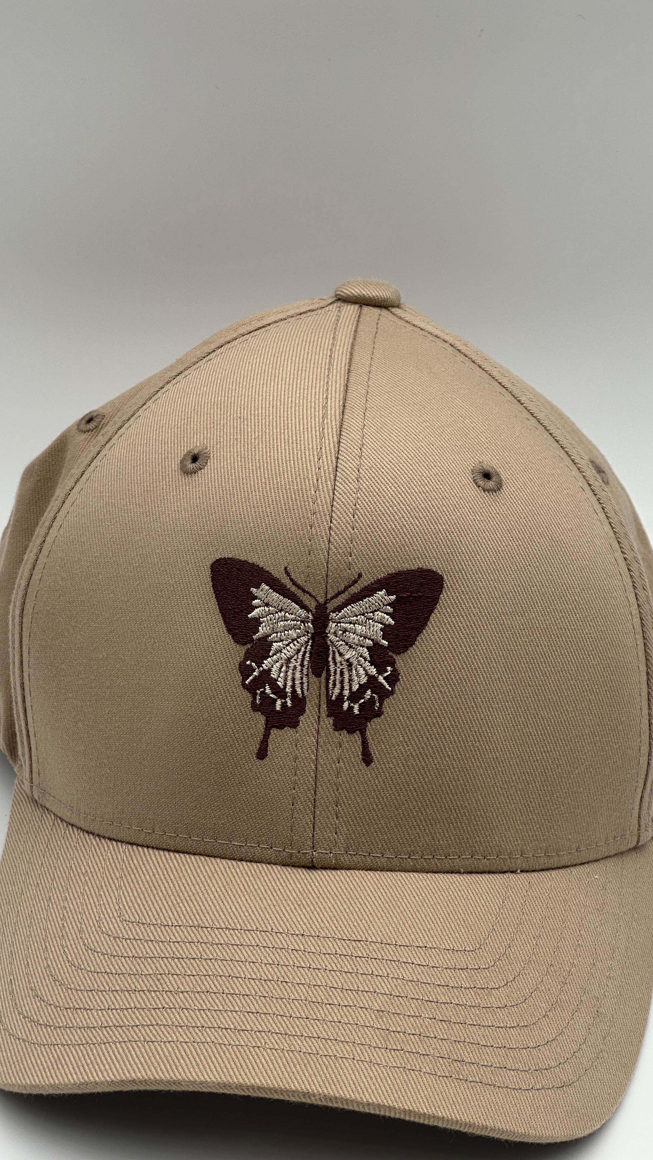 Butterfly Cap Multi Brown