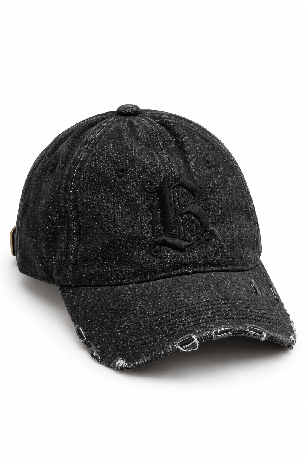 כובע Washed B Butterfly — black / ONE SIZE — תמונת מוצר ראשית