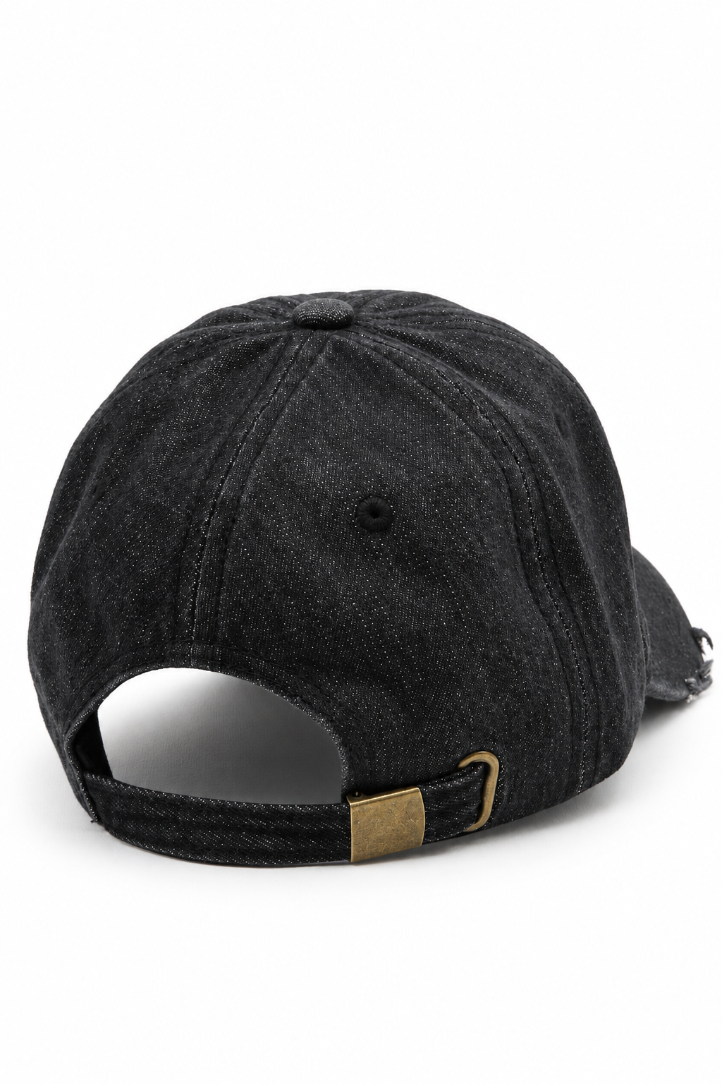 כובע Washed B Butterfly — black / ONE SIZE — מבט אחורי