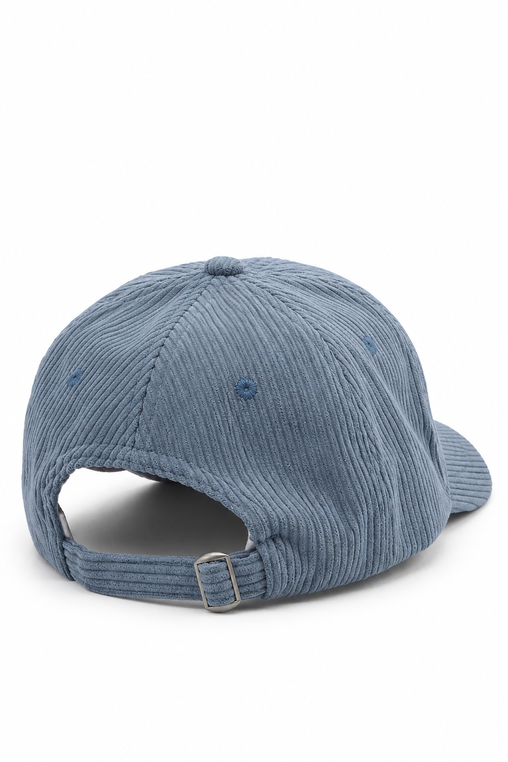 כובע Corduroy B Butterfly בד קורדרוי – light blue / ONE SIZE – מבט אחורי