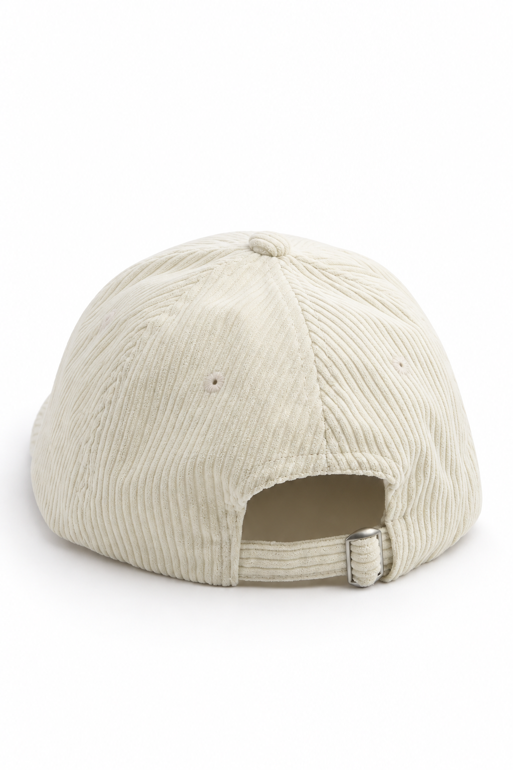כובע Corduroy B Butterfly בד קורדרוי – off white / ONE SIZE – מבט אחורי