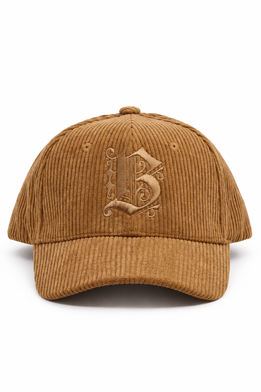 כובע Corduroy B Butterfly בד קורדרוי – Bronze / ONE SIZE – מבט חזית