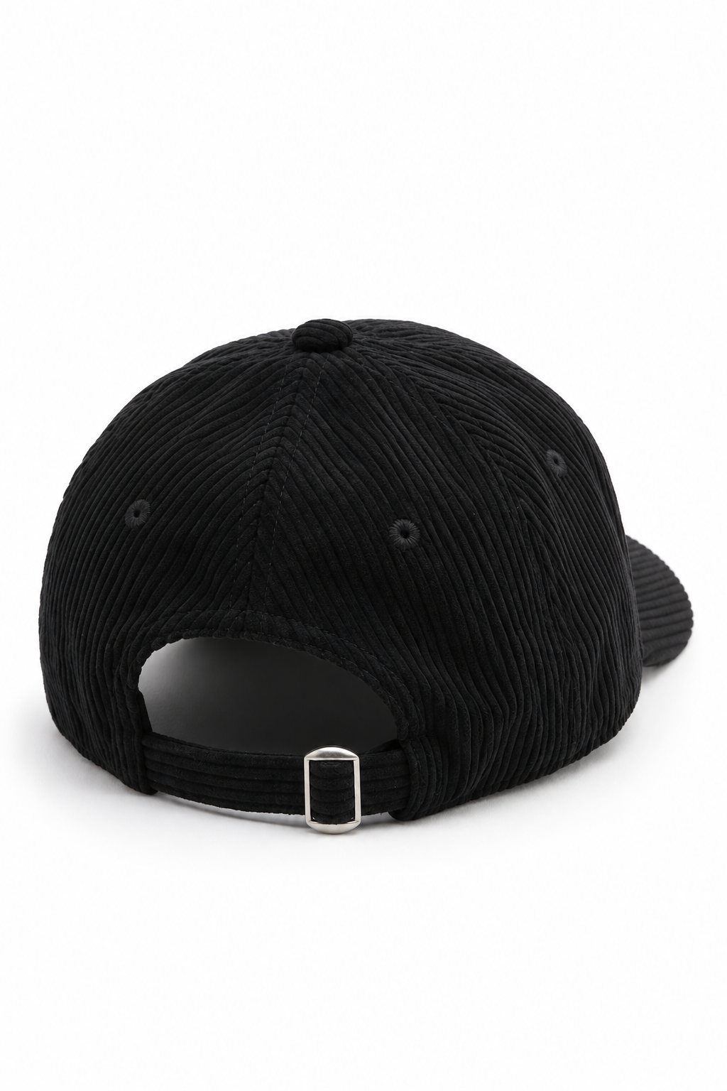 כובע Corduroy Butterfly בד קורדרוי – black / ONE SIZE – מבט אחורי