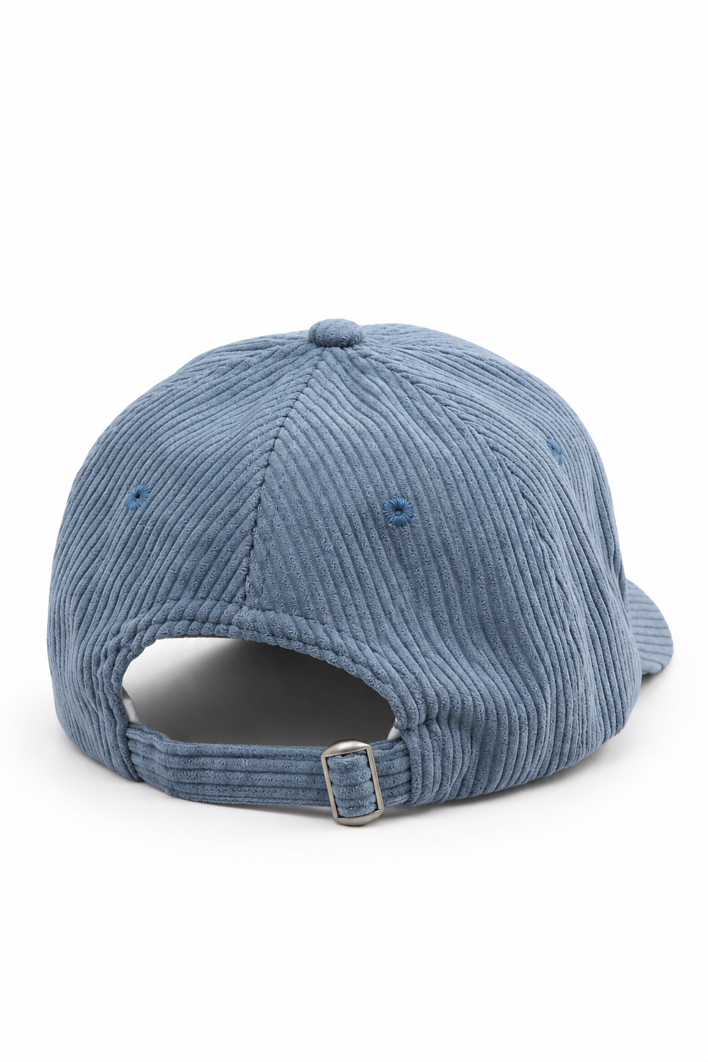 כובע Corduroy Butterfly בד קורדרוי – light blue / ONE SIZE – מבט אחורי