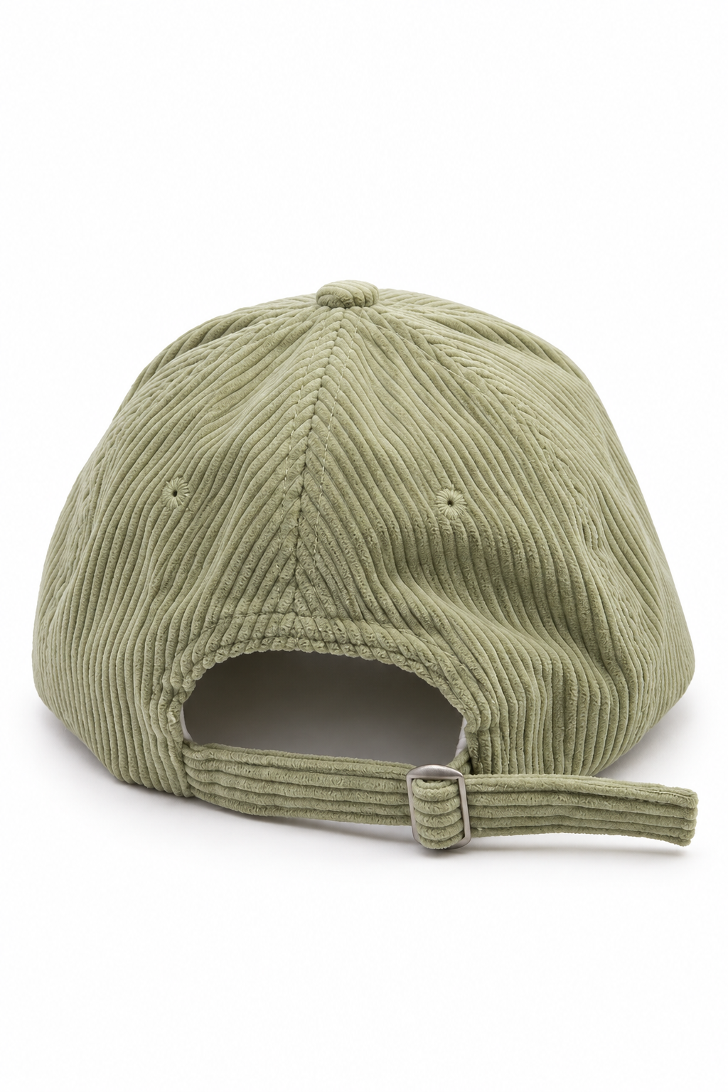 כובע Corduroy Butterfly בד קורדרוי – Pistachio / ONE SIZE – מבט אחורי