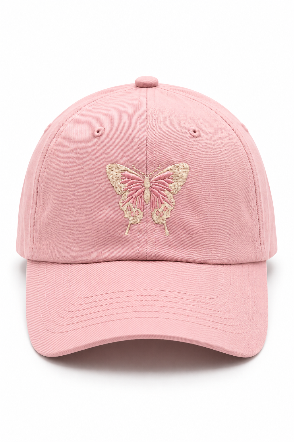 כובע BUTTERFLY B6 — וורוד בהיר / ONE SIZE — מבט קדמי