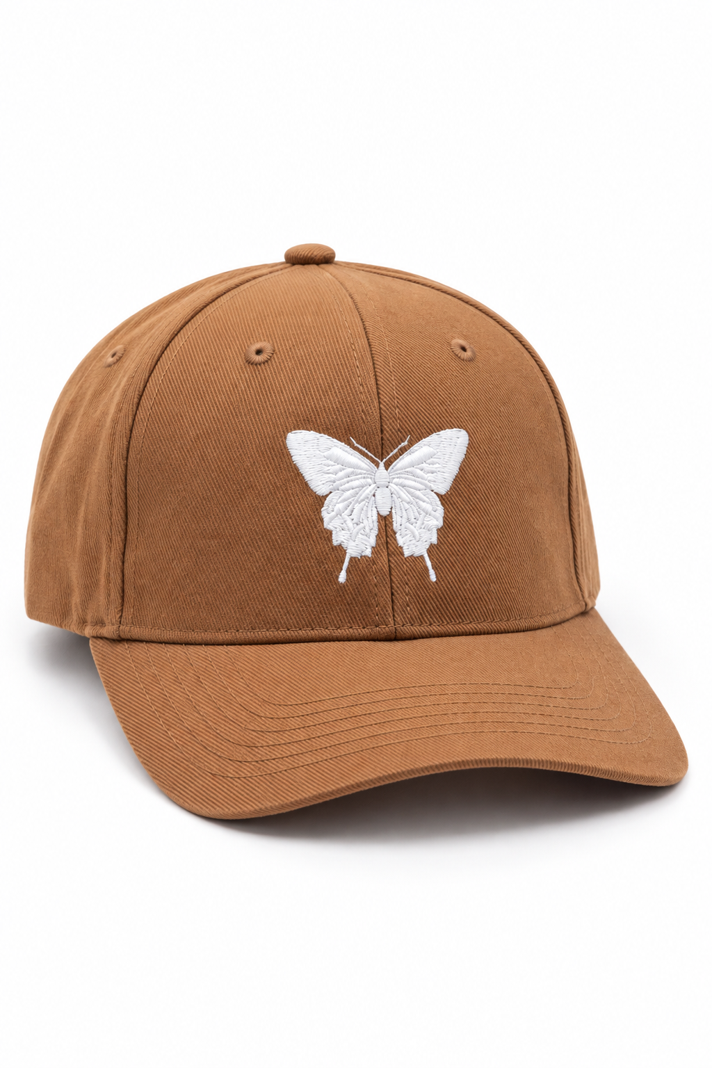 כובע BUTTERFLY 13 — חום קדימה קשיח / ONE SIZE — תמונת מוצר ראשית