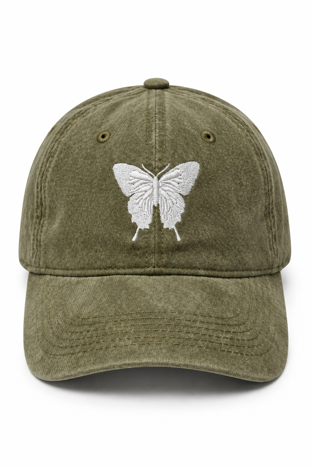 כובע BUTTERFLY B12 — צבע גמל (CAMEL) / ONE SIZE — מבט קדמי