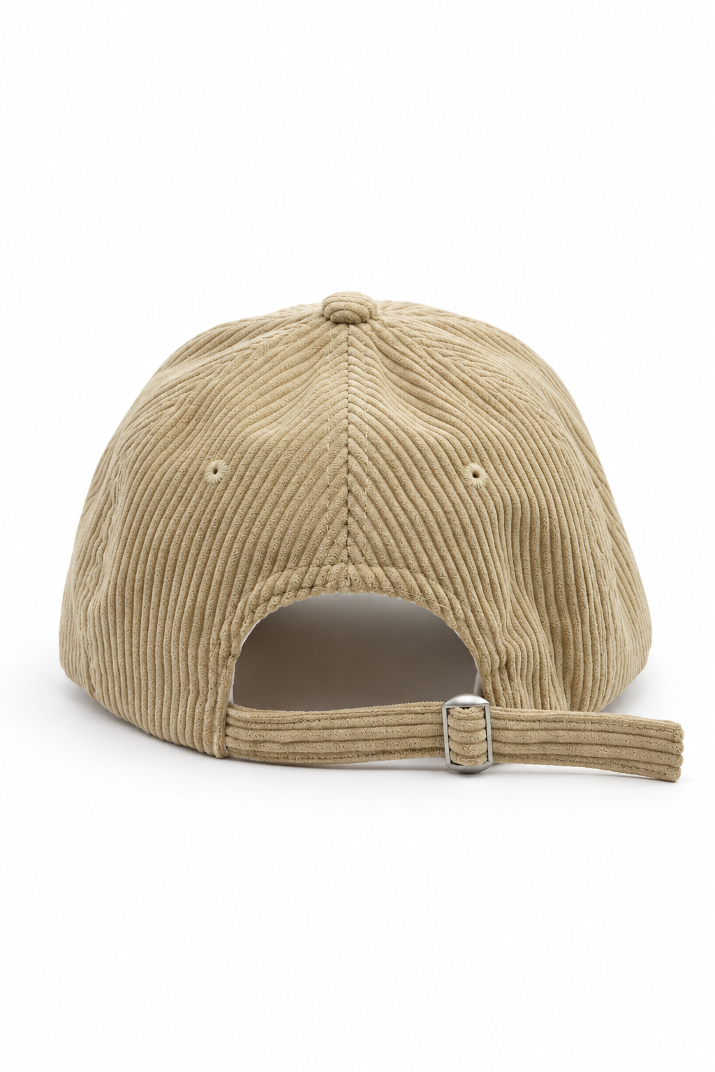 כובע Corduroy B Butterfly בד קורדרוי – cream / ONE SIZE – מבט אחורי