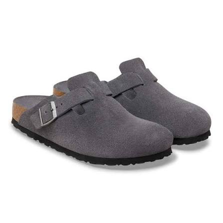 Birkenstock Boston BS Charcoal Tonal FB כפכפי בירקנשטוק בוסטון לגברים