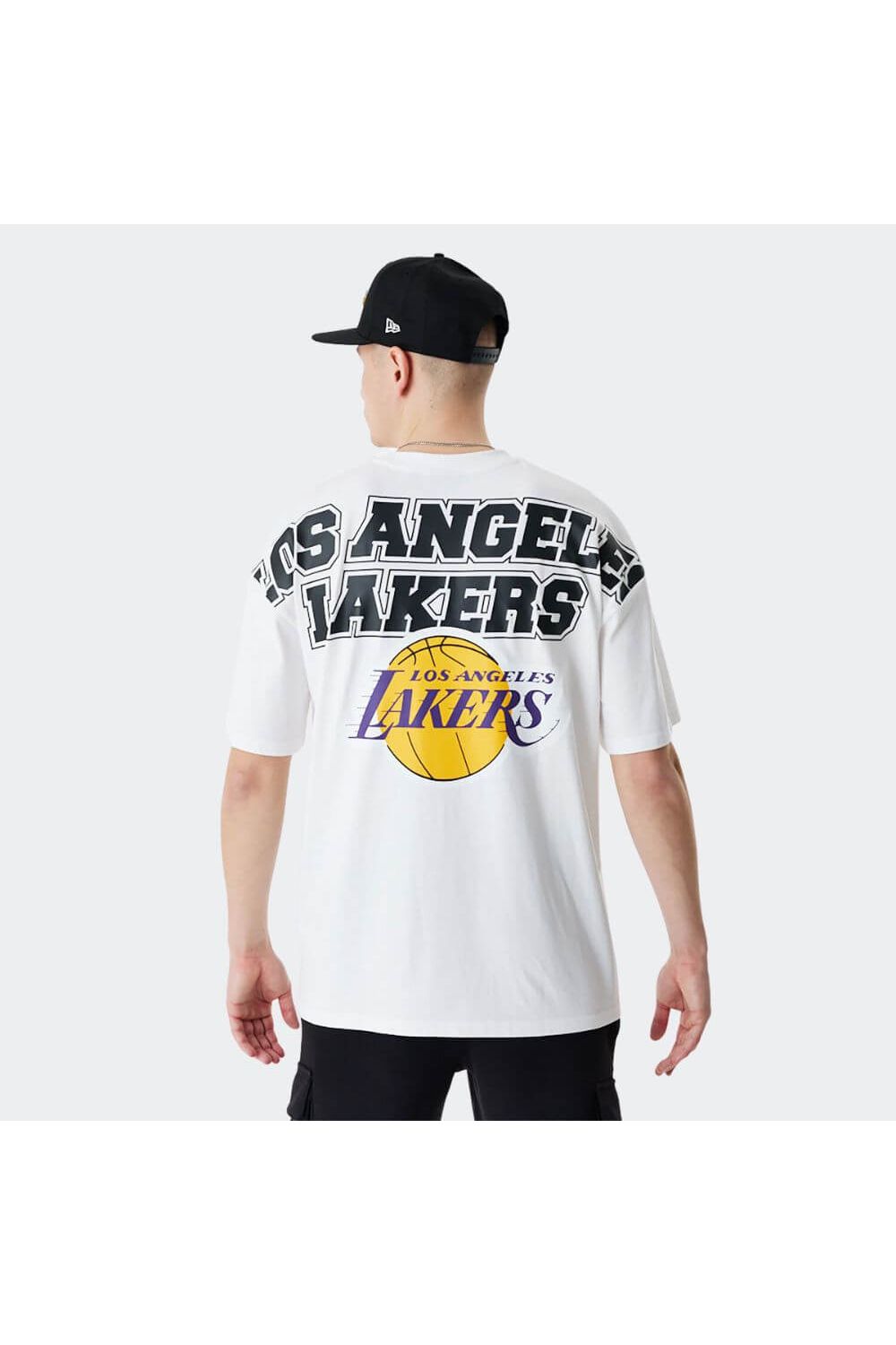 NBA LARGE GRPHC BP OS TEE LOS ANGELS LAKERS - Butterfly Sneakers