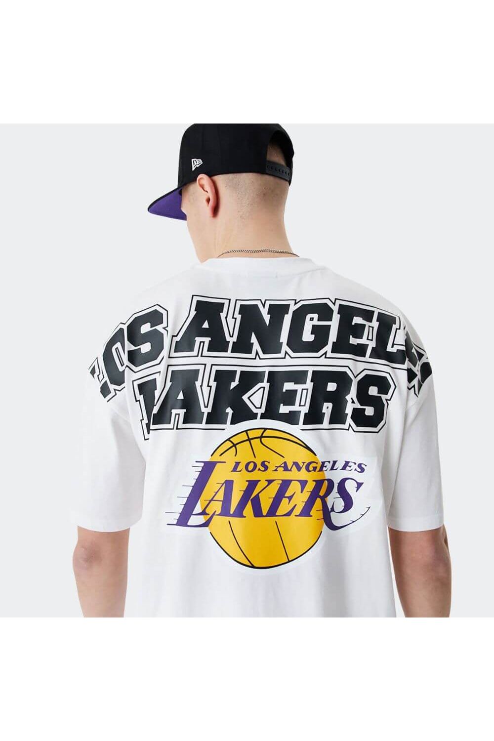 NBA LARGE GRPHC BP OS TEE LOS ANGELS LAKERS - Butterfly Sneakers